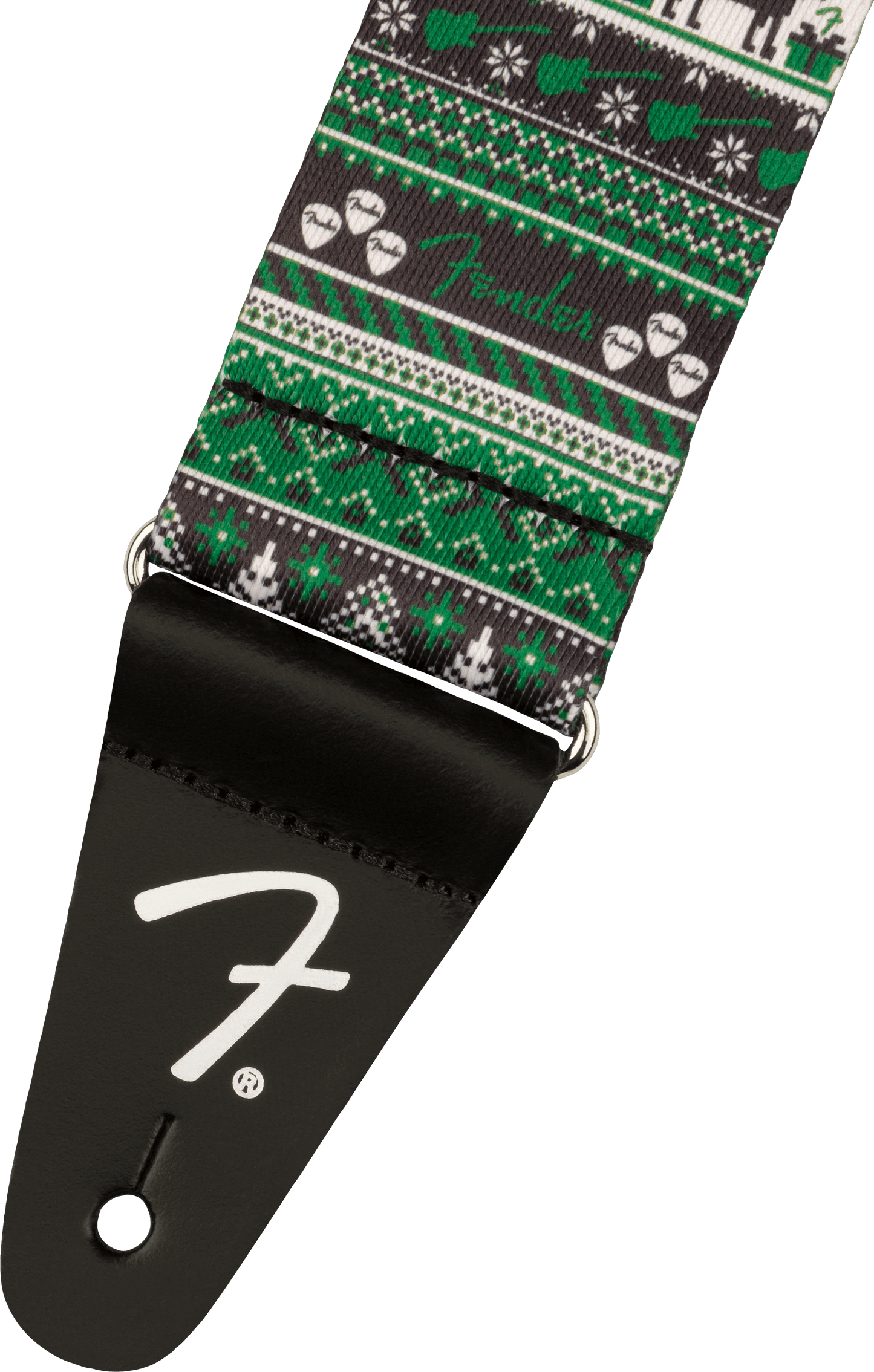 Ugly Christmas Sweater Strap, Green Fair Isle
