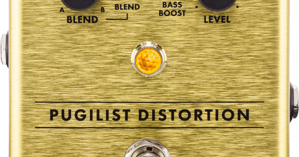 Fender PUGILIST DISTORTION ゴールド Pugilist Distortion – Fender