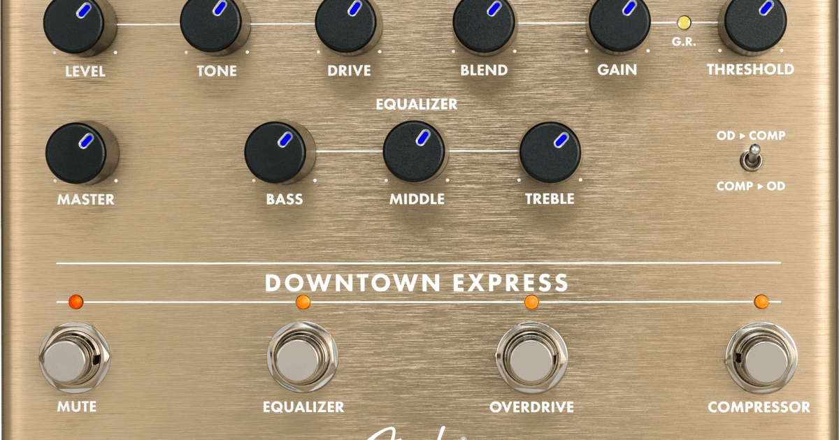 Downtown Express Bass Multi-Effect Pedal – Fender