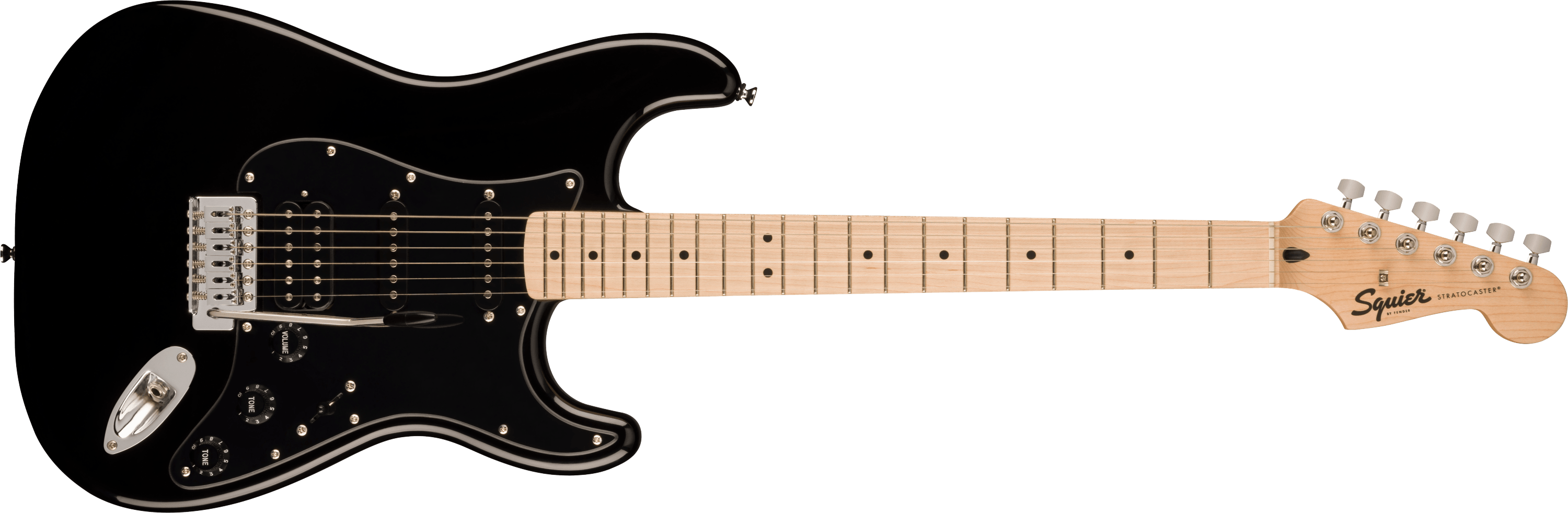 Pack Squier Stratocaster HSS Sonic - Negro – Fender