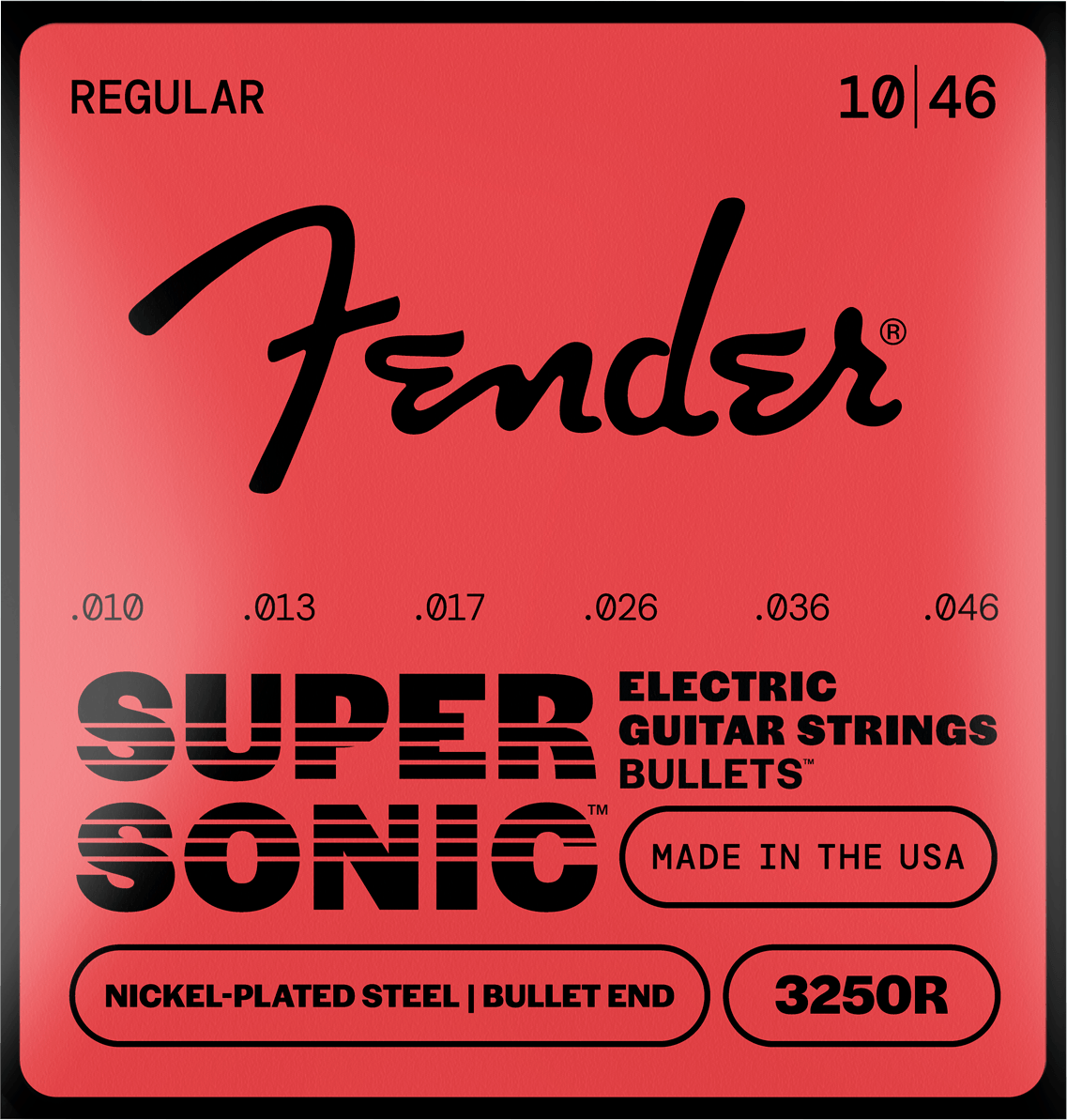 SuperSonic™ Bullets™ 3250 Nickel-Plated Steel Guitar Strings