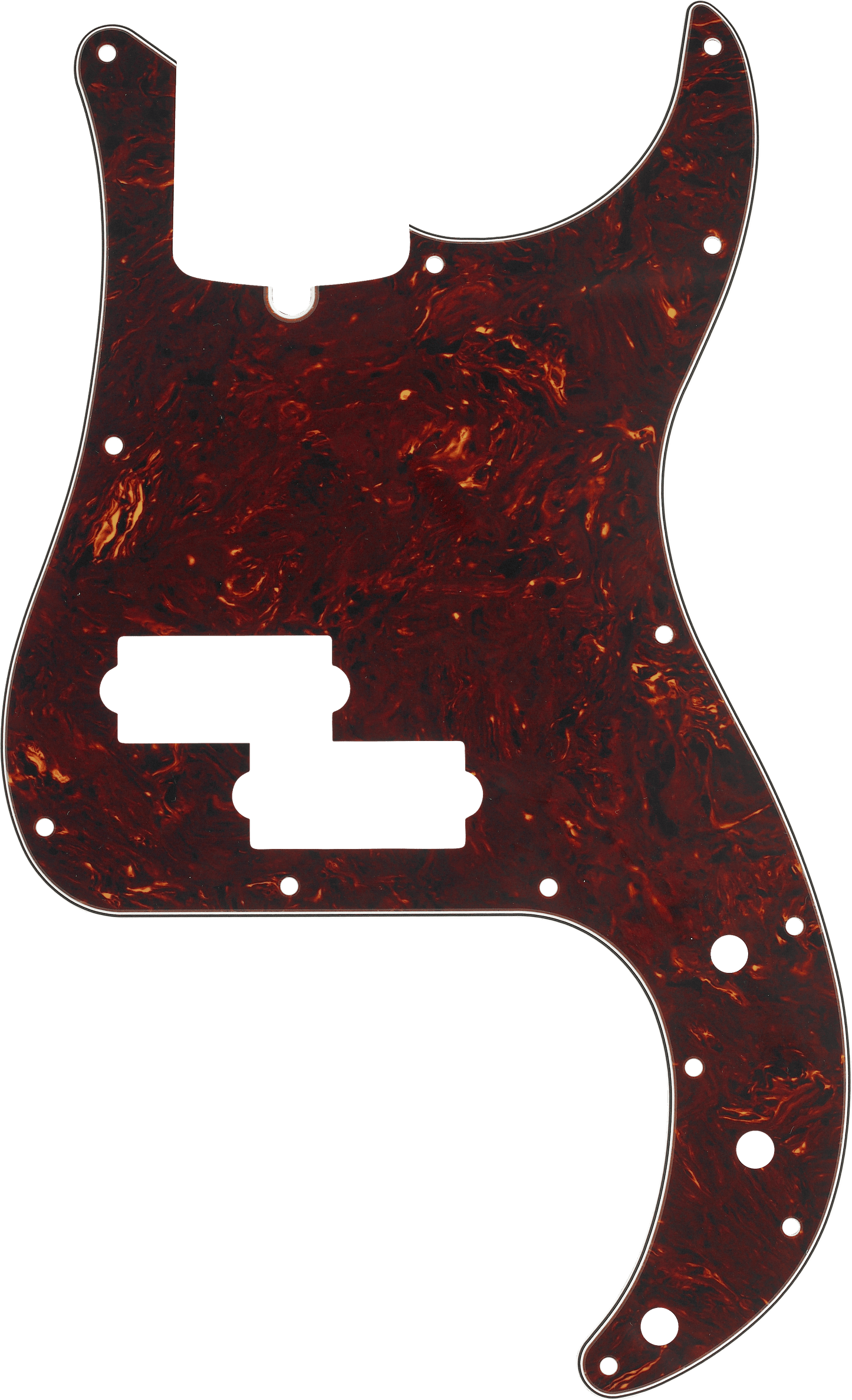 13-Hole Multi-Ply Modern-Style Precision Bass Pickguards