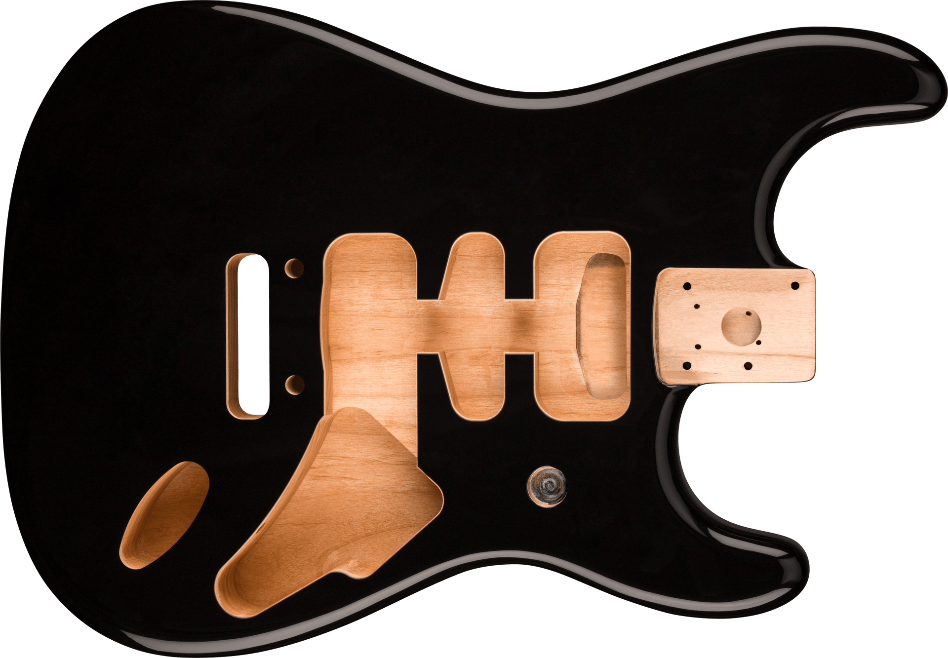 Deluxe Series Stratocaster® Alder Body, Black – Fender