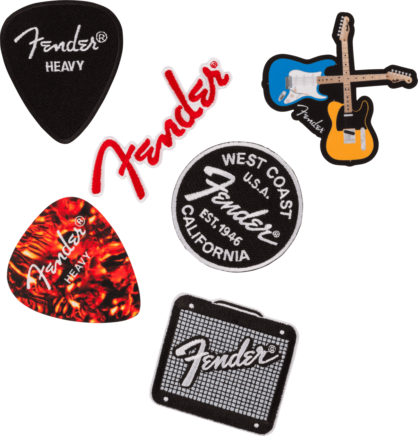 Fender™ Crossed Guitars Patch