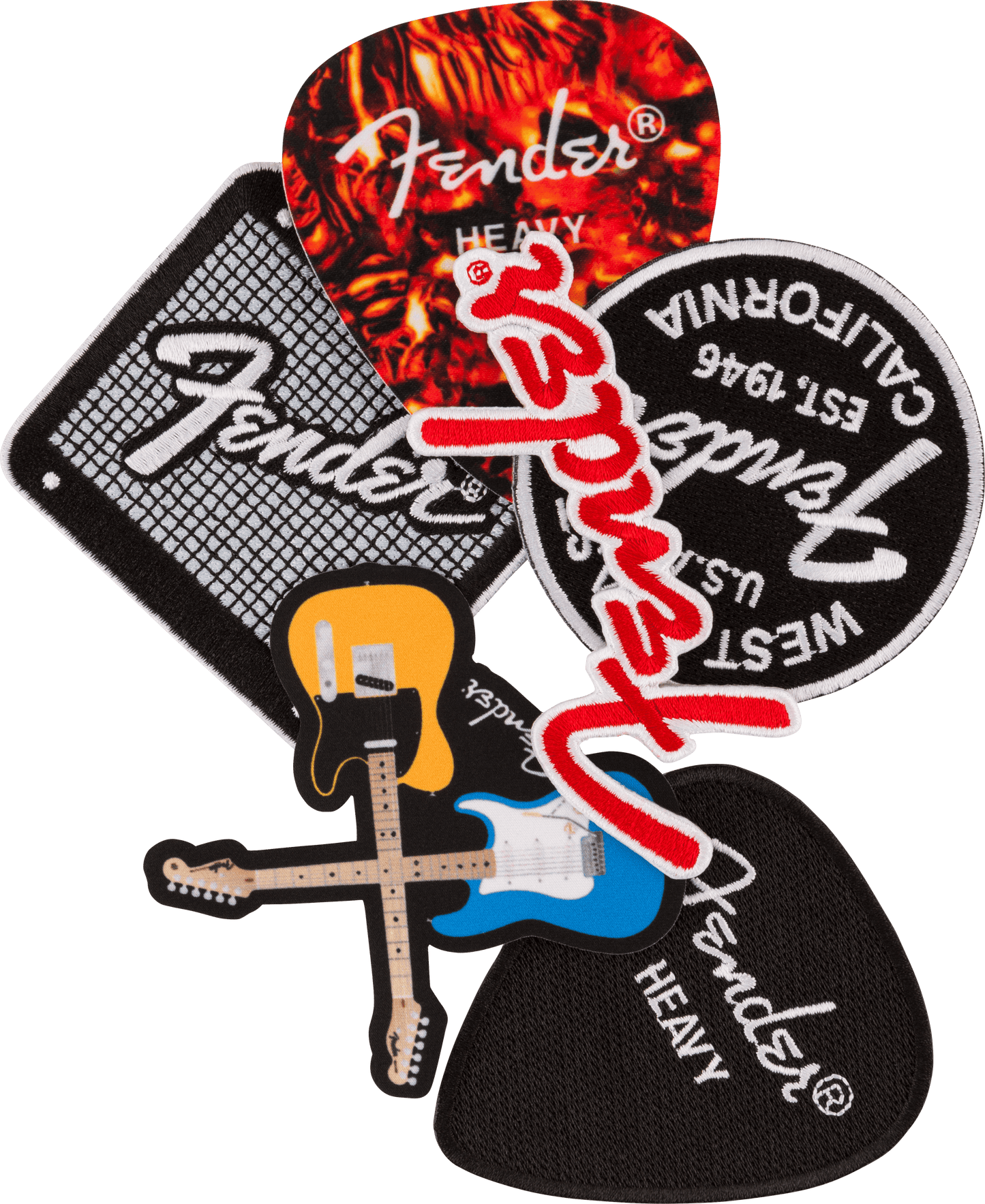 Fender™ Crossed Guitars Patch